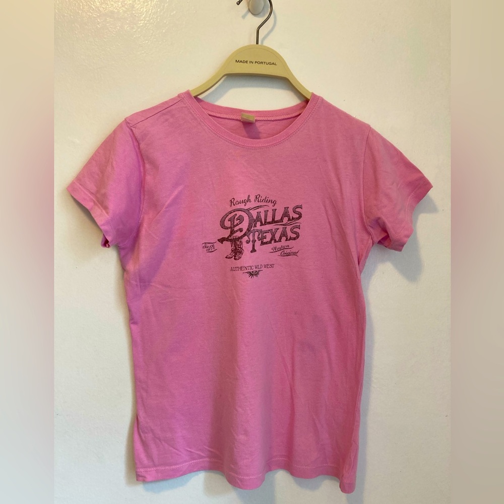 Dallas Texas pink tshirt